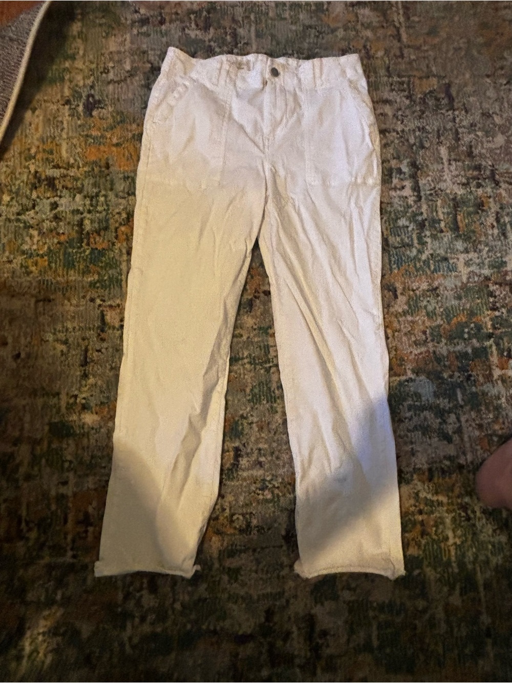 Pilcro Men's White Chino Pants
